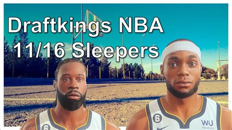 draftkings sleepers nba